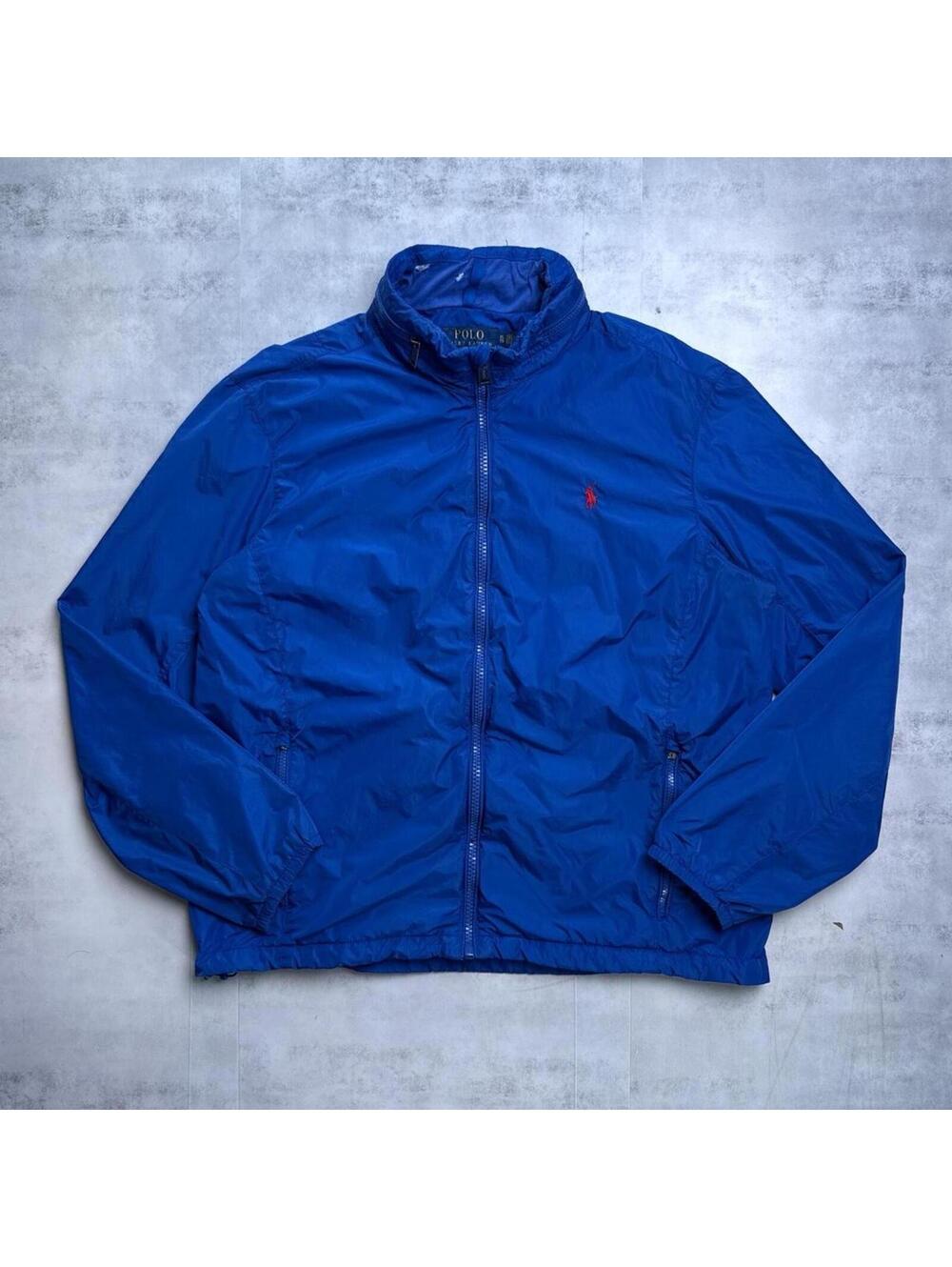 Y2K Polo Ralph Lauren blue windbreaker jacket